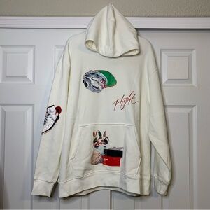 Men's Jordan Cream Graphic Hoodie
